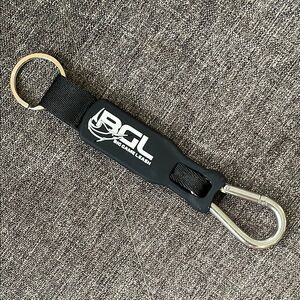 BGL Black Keychain with Silver Clip